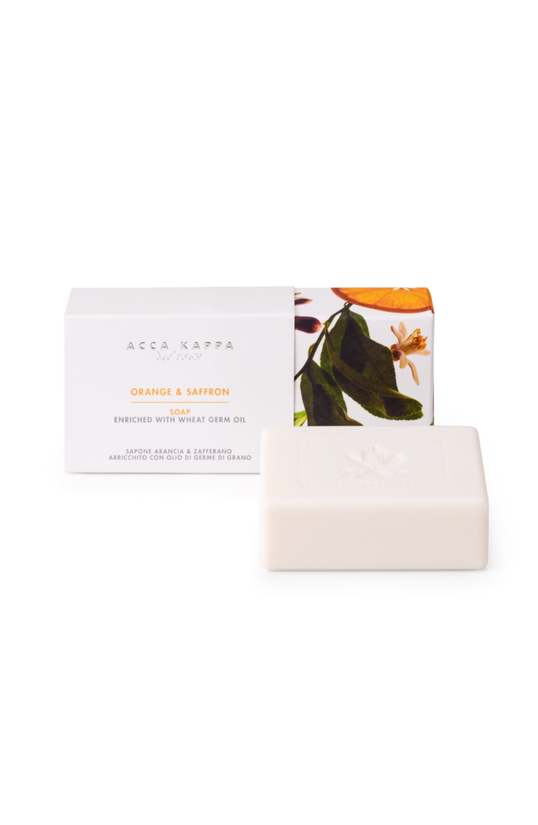 ACCA KAPPA Orange & Saffron Soap, Main, color, White