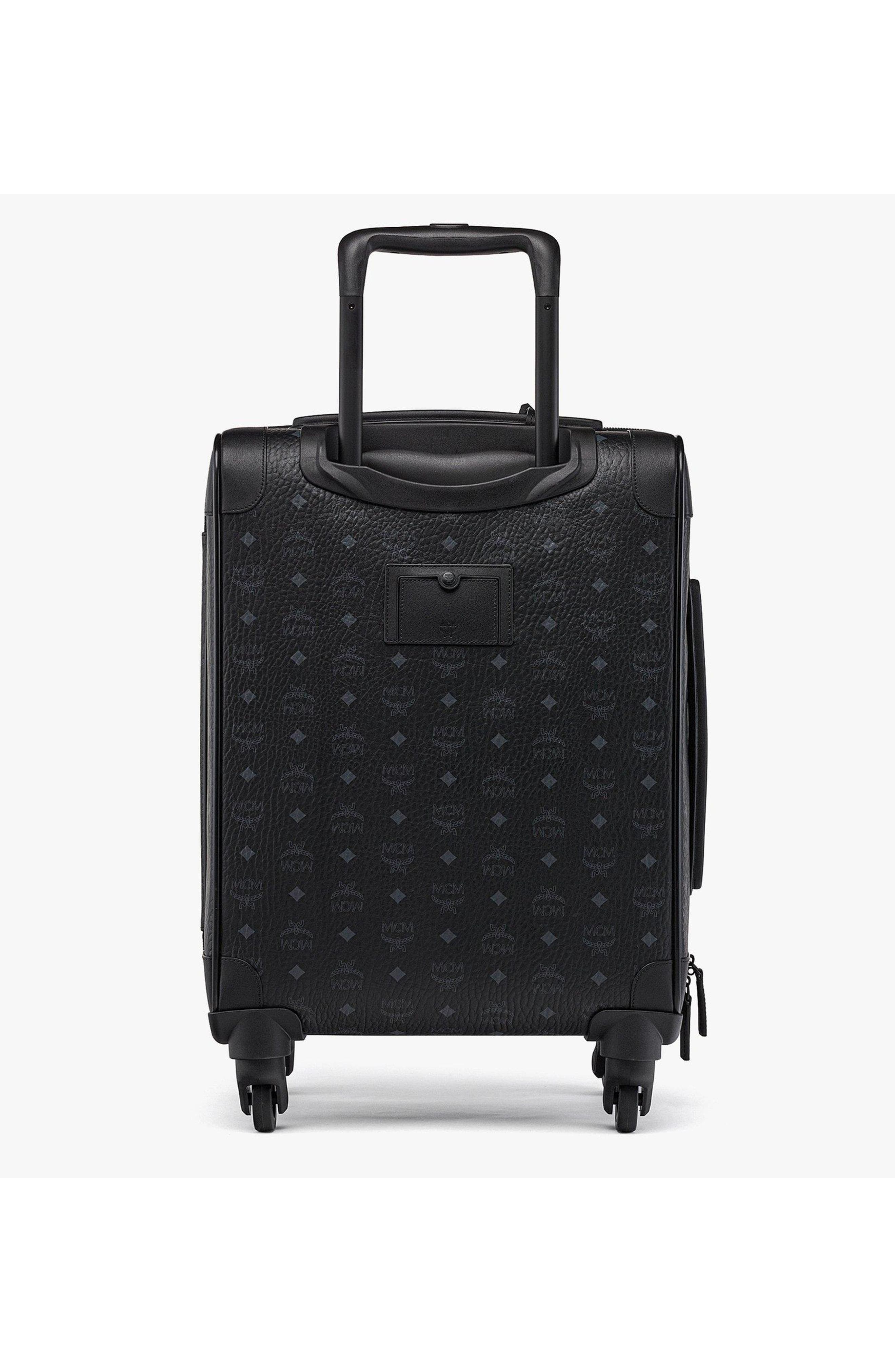MCM Ottomar Trolley in Visetos, Alternate, color, Black