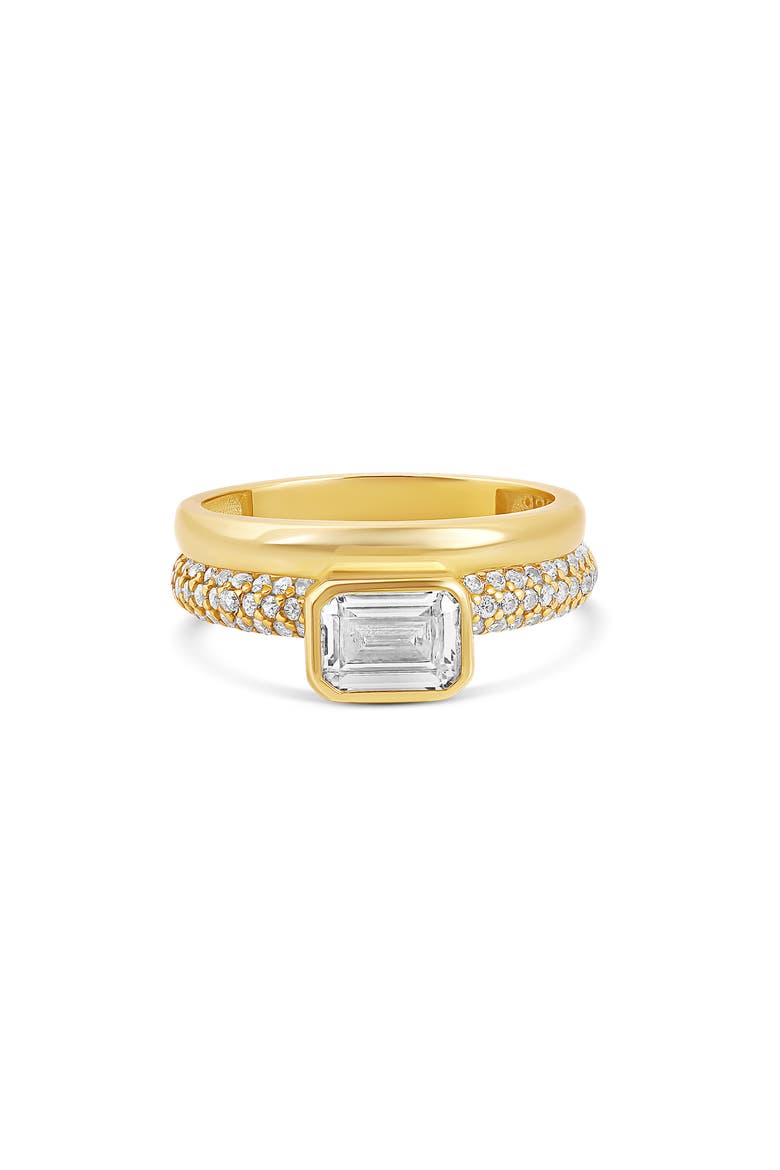 Set of 2 Stacking Rings, Main, color, GOLD
