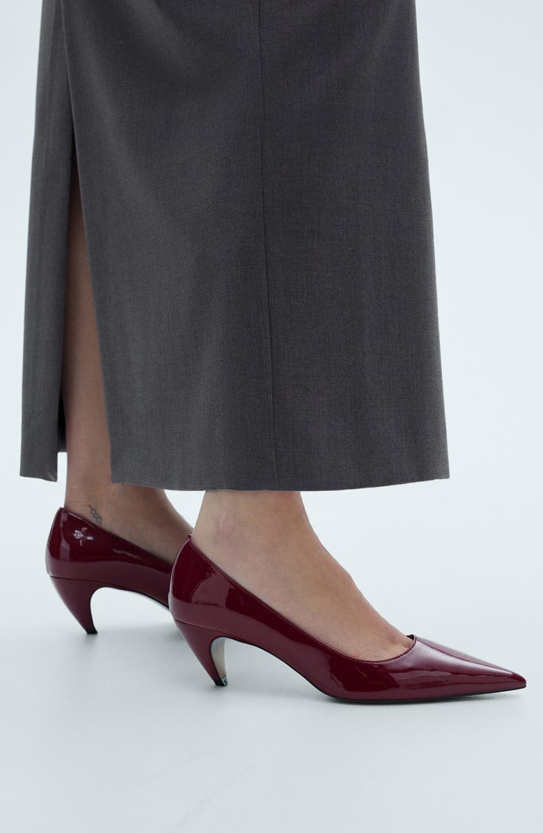 MANGO Slit Pencil Maxi Skirt, Alternate, color,