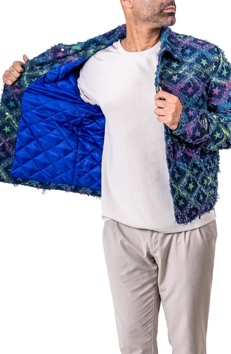 Maceoo Ascension 0014 Lined Denim Jacket, Alternate, color, Blue