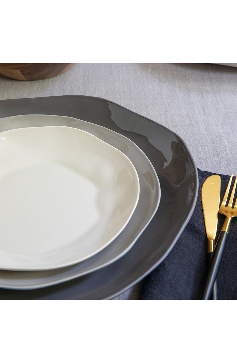 Be Home Tam Stoneware Platter, Alternate, color, Slate