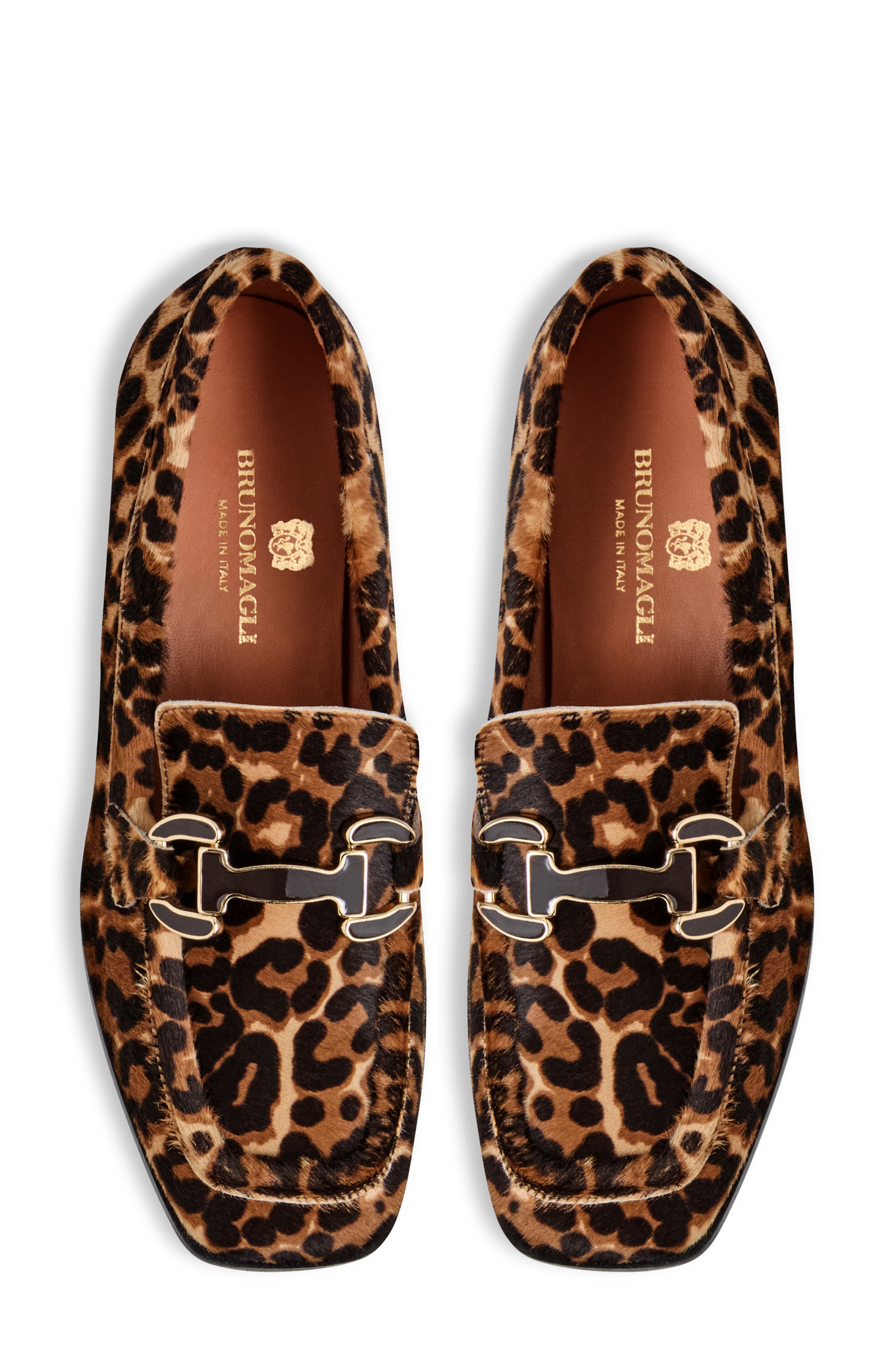 Natalie Bit Loafer, Alternate, color, LEOPARD HAIRCALF