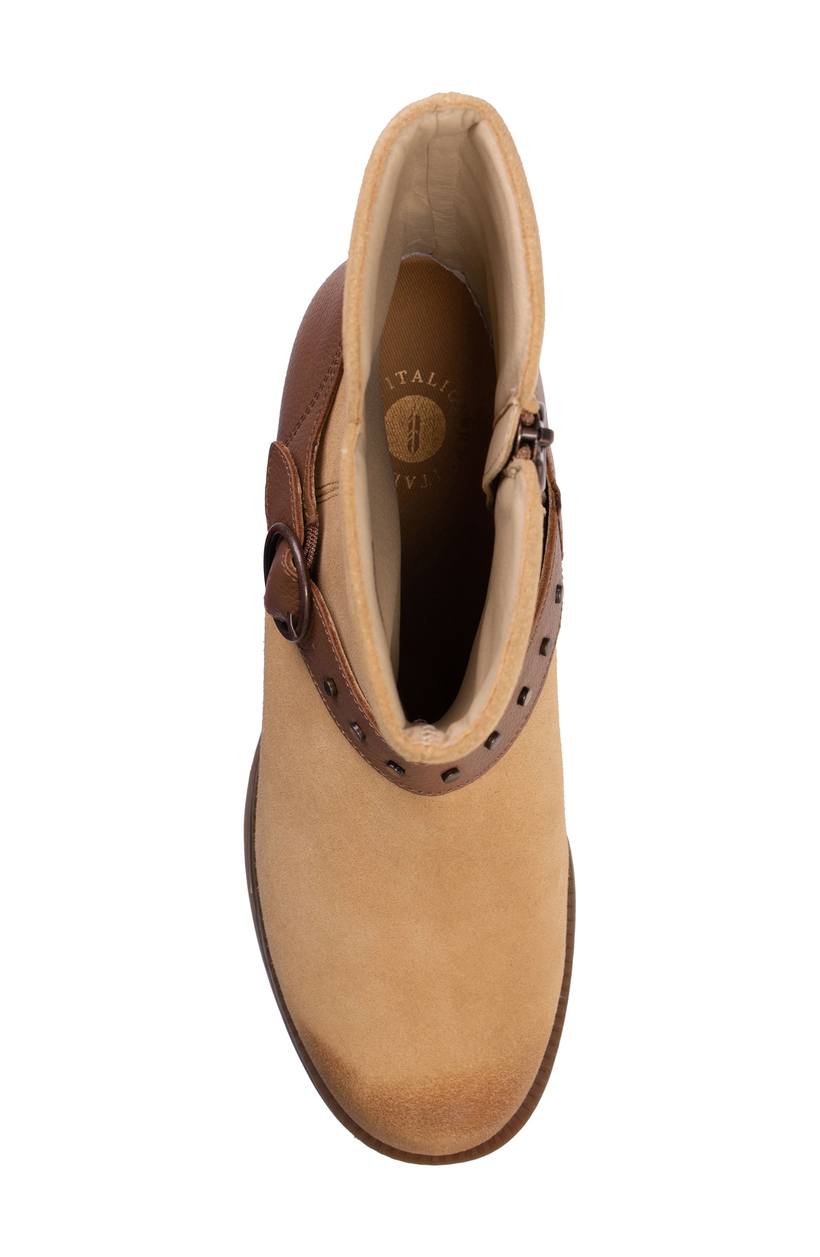 Draper Leather Bootie, Alternate, color, TAN