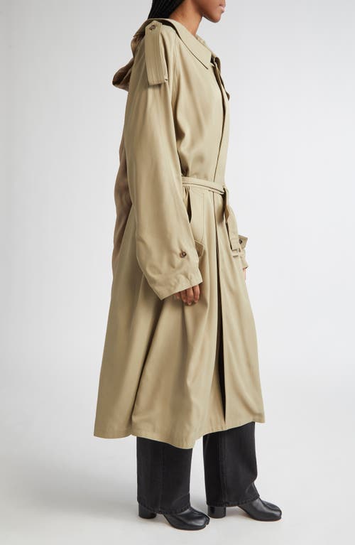 Mm6 Maison Margiela Convertible Trench Coat In Neutral