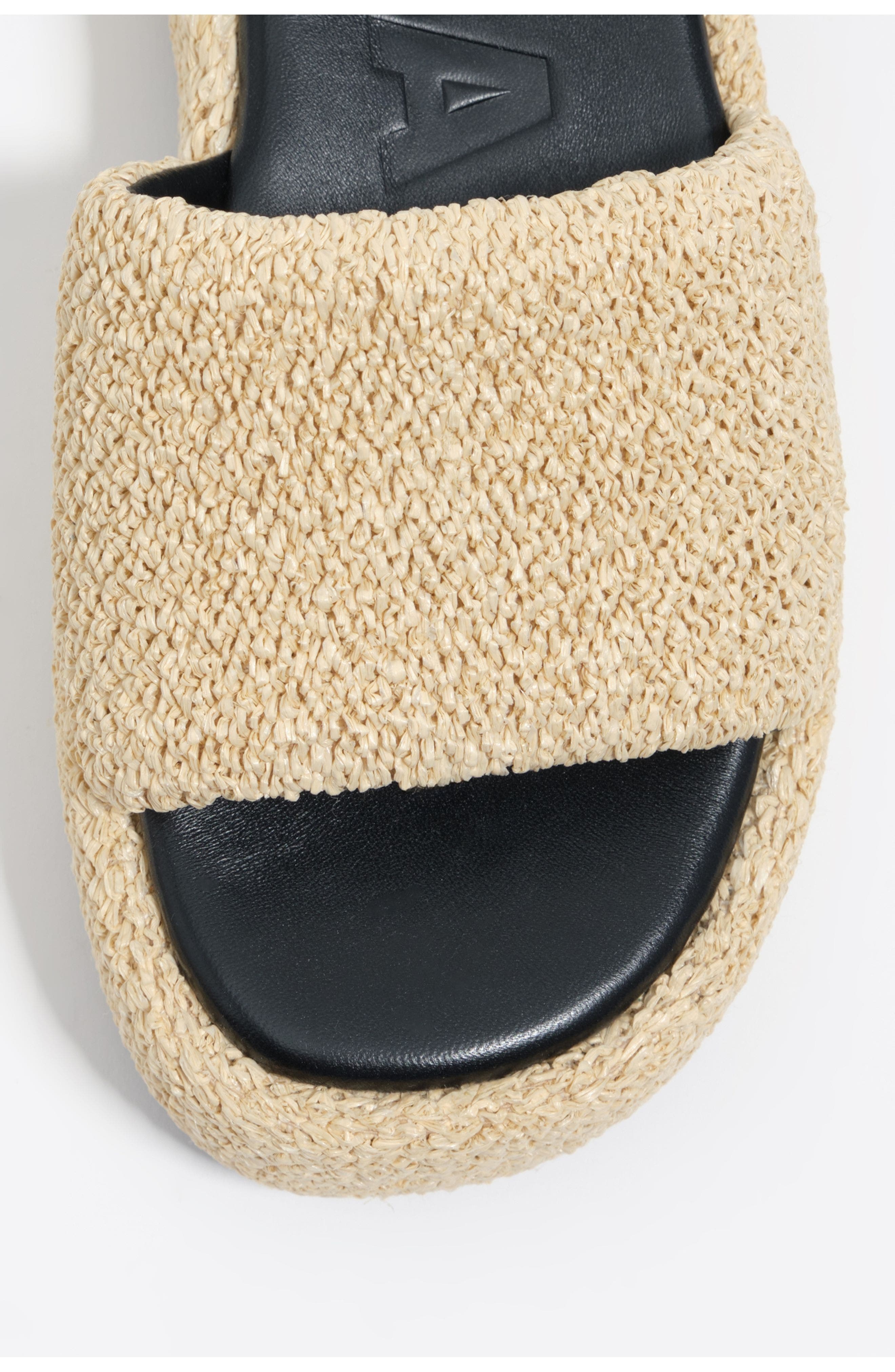 Textile High Sole Sandal, Alternate, color, NATURAL