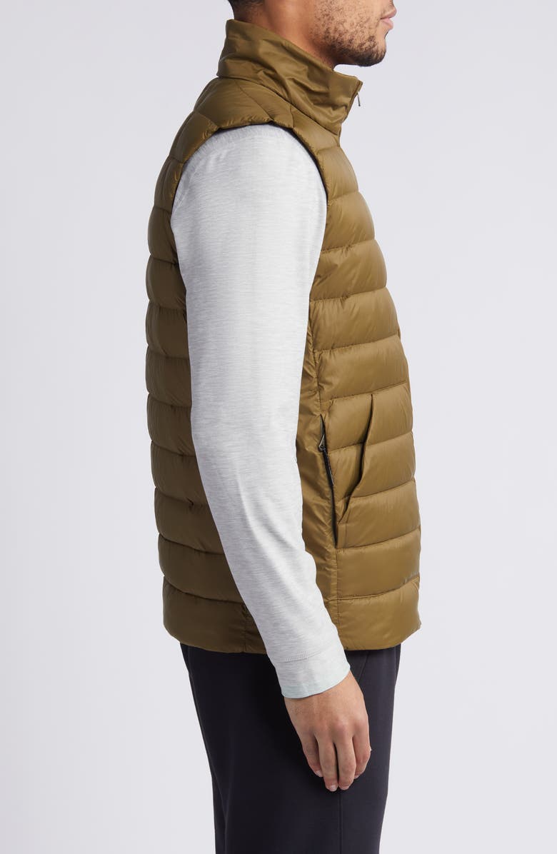 Reigning Champ Lightweight Taffeta Warm Up Vest, Alternate, color, Olive
