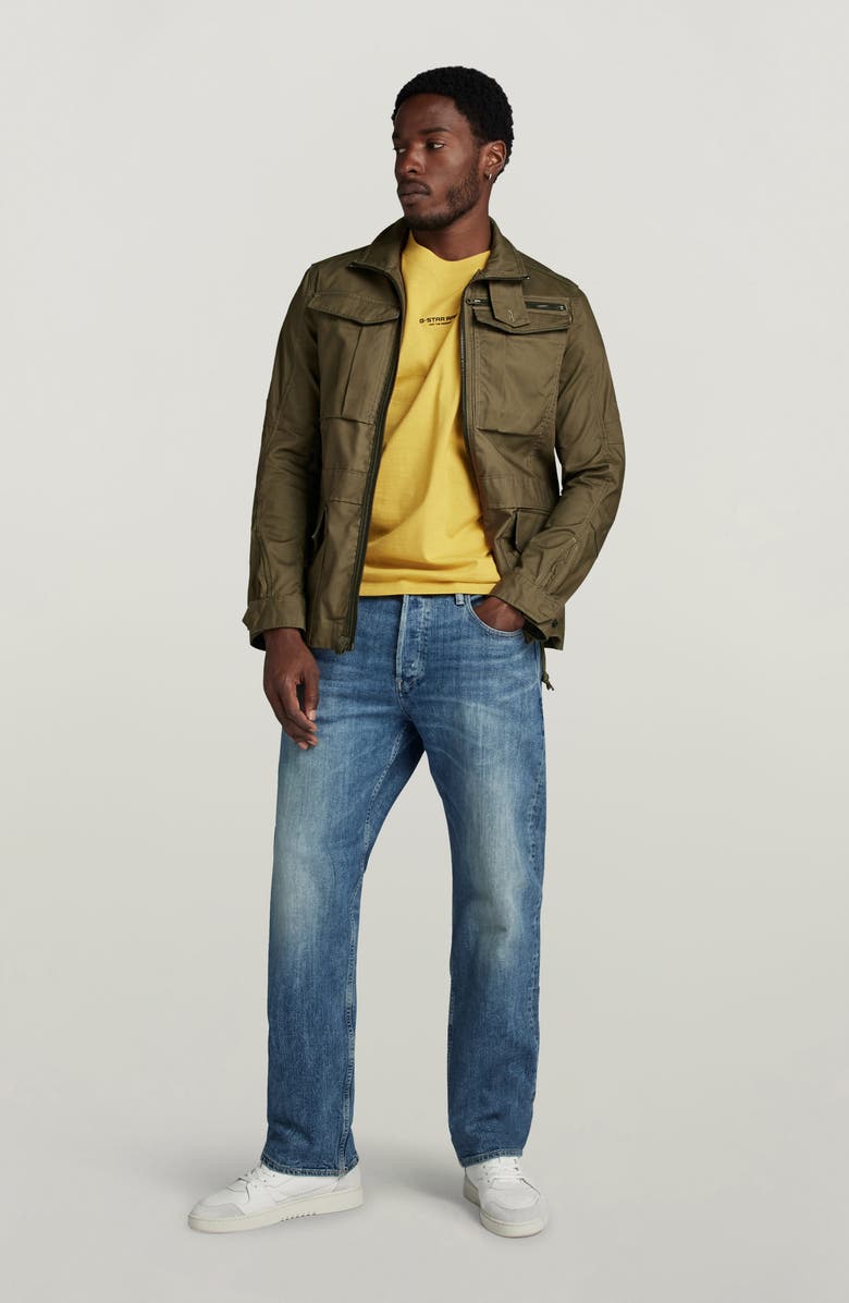 G-STAR Rovic Slim Fit Water Repellent Field Jacket, Alternate, color, Shadow Olive