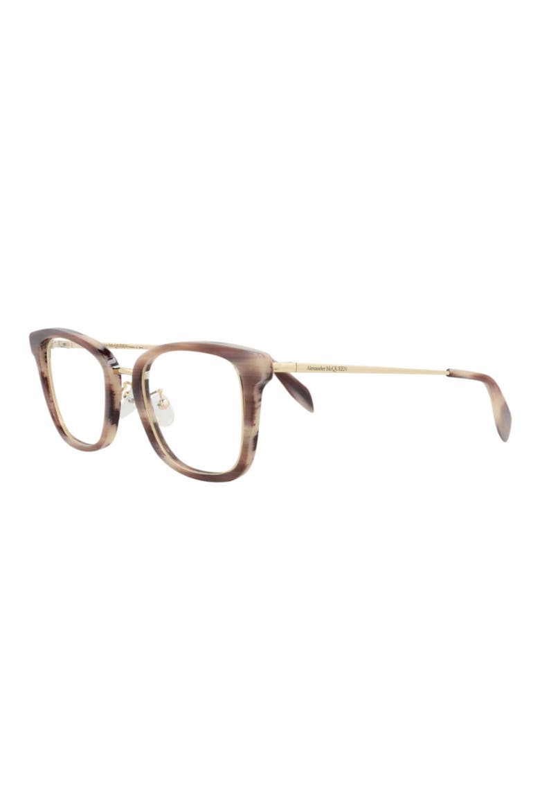 51mm Novelty Optical Frames, Alternate, color, PINK GOLD TRANSPARENT