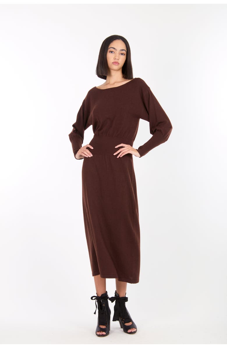 Super Natural by Secret Mission Morgan Dress, Alternate, color, Chocolate
