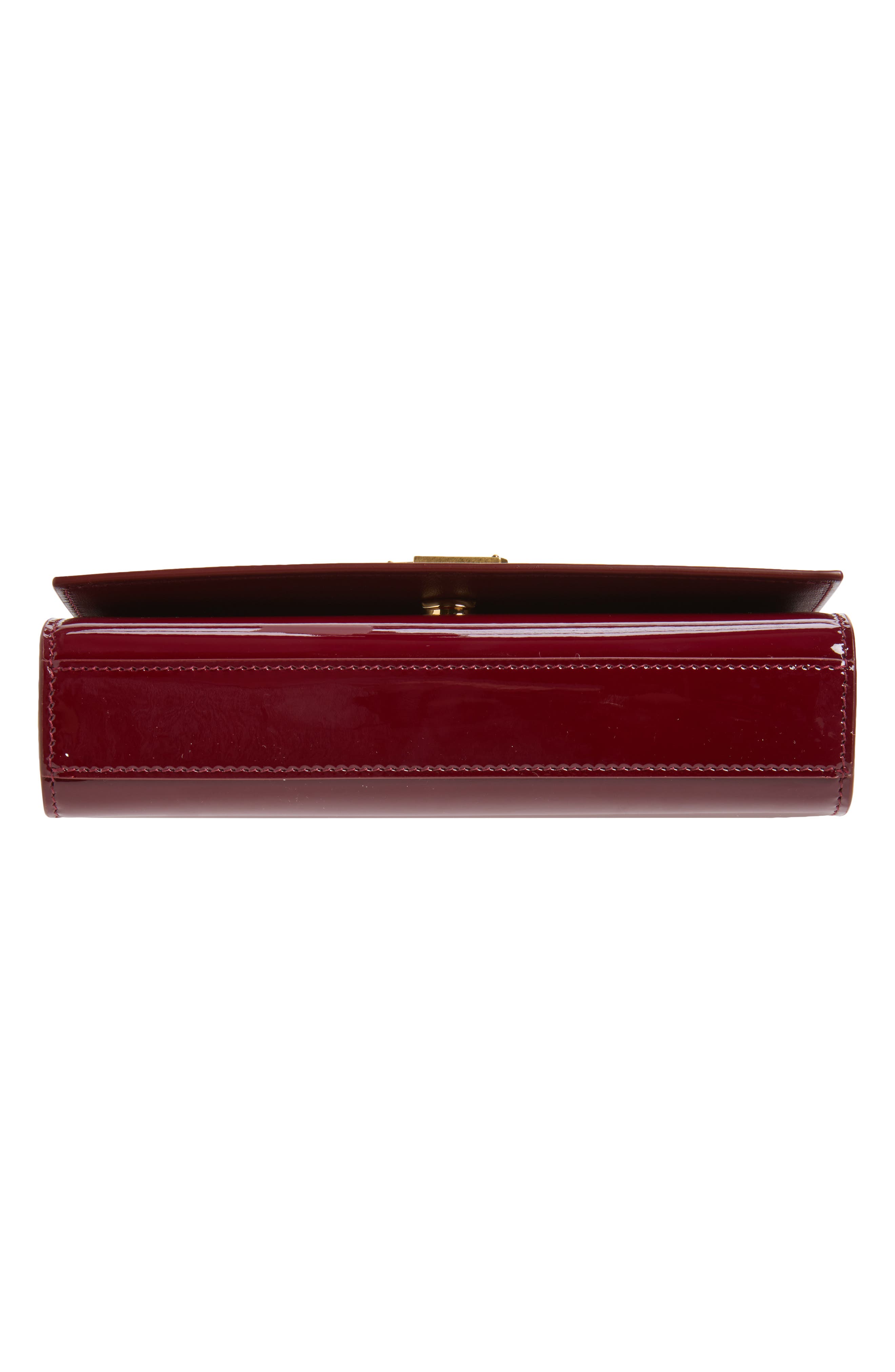 Small Kate Patent Leather Crossbody Bag, Alternate, color, GRENADE