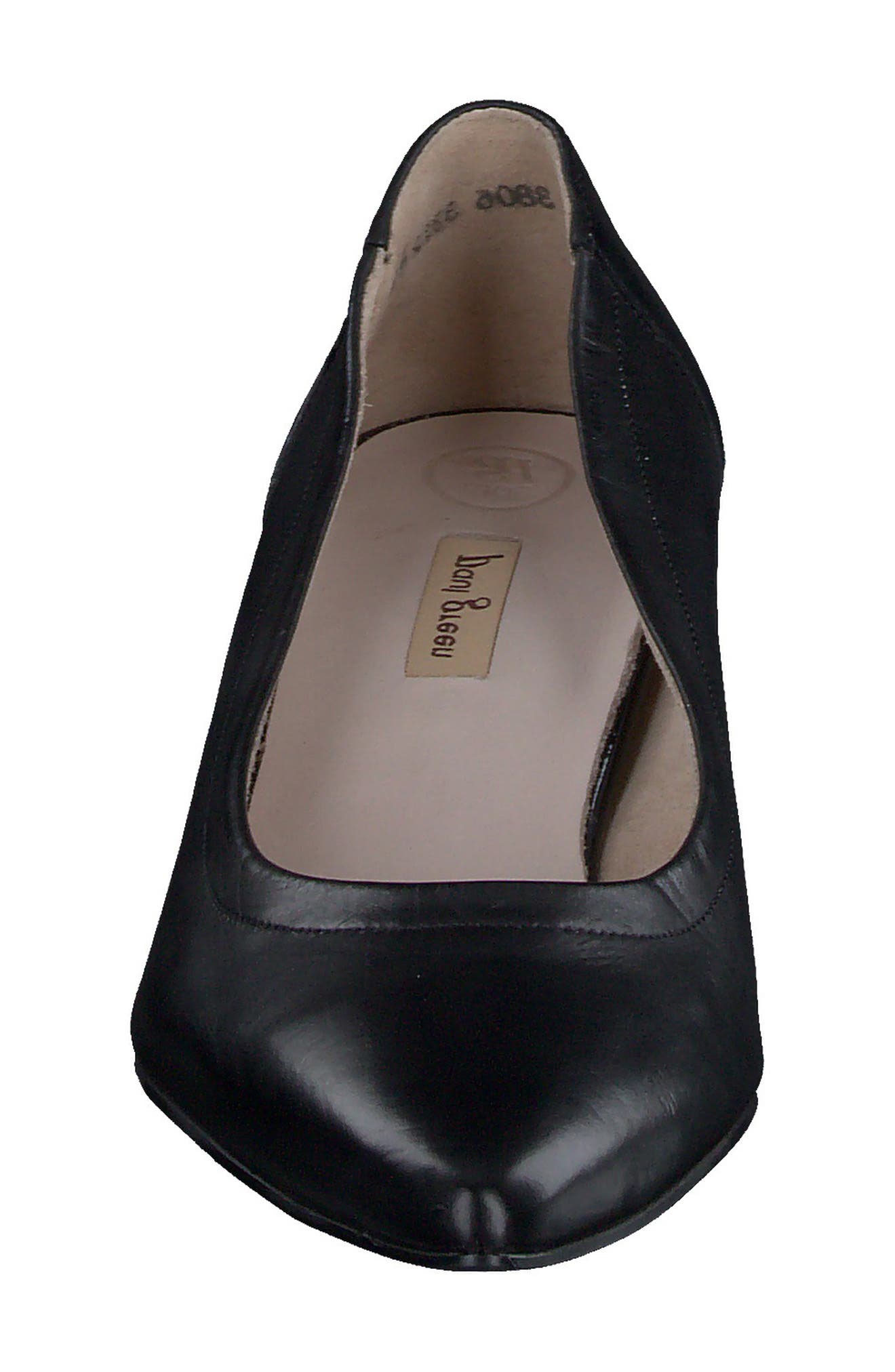 Paul Green Yvette Pointed Toe Pump, Alternate, color, Black Softnappa