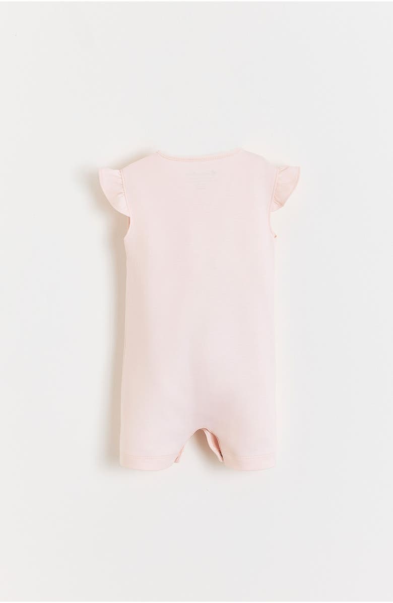 Babycottons Peony Baby Romper for Infant, Alternate, color, Pink