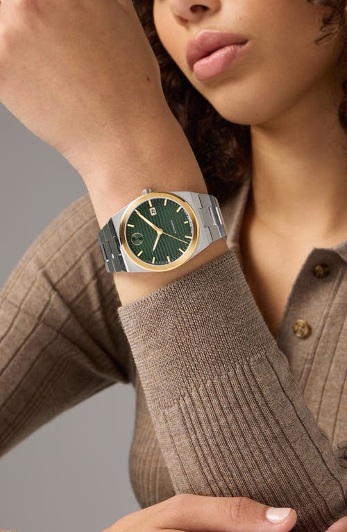 Movado Men's Bold Quest Swiss Automatic Stainless-steel Watch, 39mm In Green