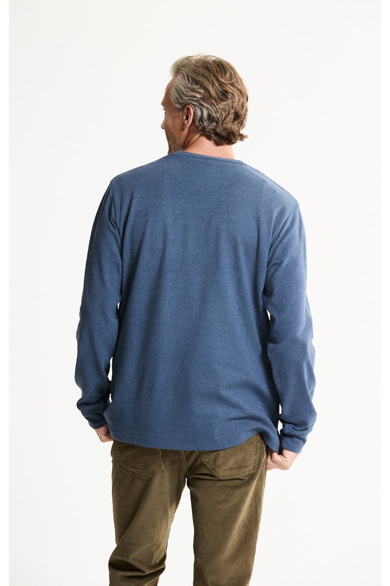 Ultra Soft Heather Knit Crewneck Sweatshirt, Alternate, color, NAVY