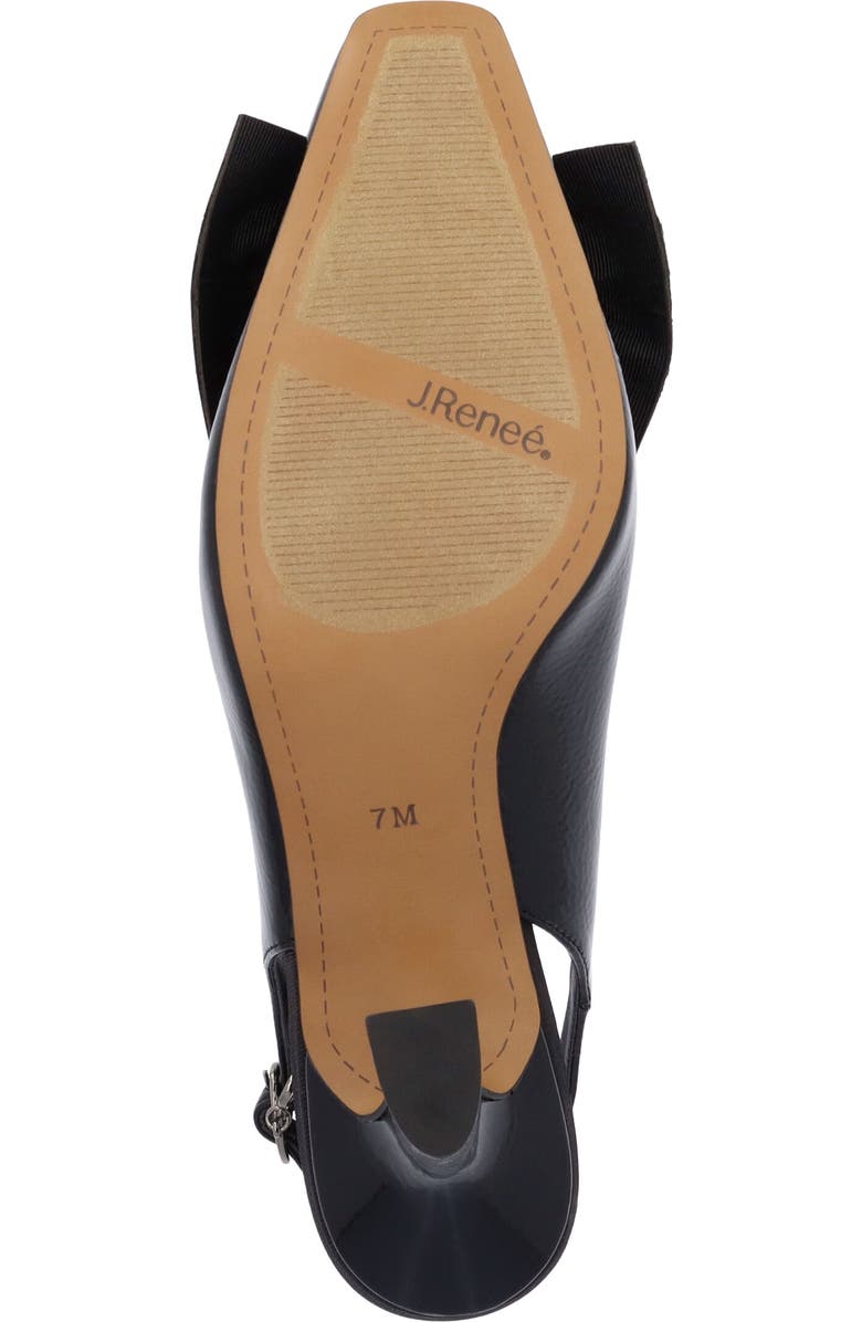 J. Reneé Harlan Slingback Pump, Alternate, color, Black