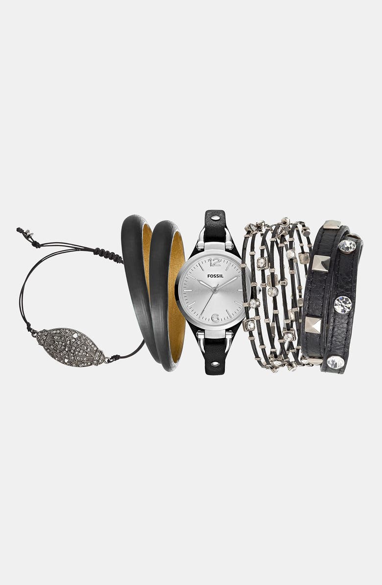 Seasonal Whispers Crystal & Metal Bangles, Alternate, color, 