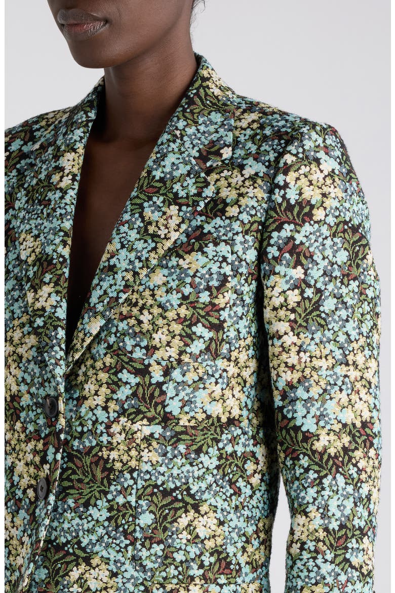 Bamis Floral Motif Jacket, Alternate, color, SKY