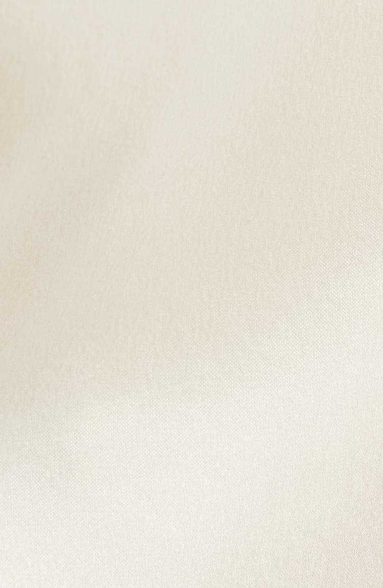 Lunya Washable Silk Button-Up Short Pajamas, Alternate, color, Tranquil White