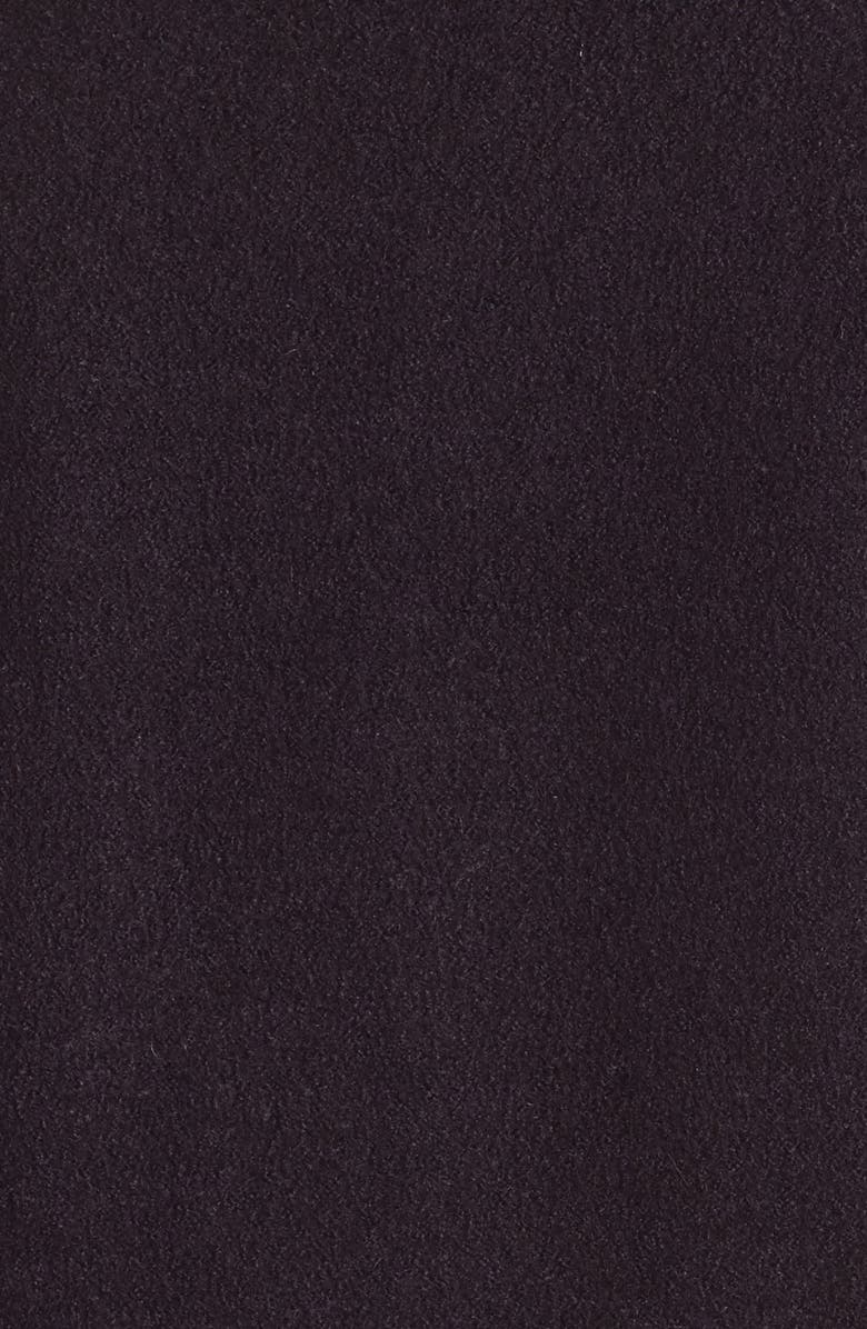 Halogen<sup>®</sup> Asymmetrical Zip Boiled Wool Blend Coat, Alternate, color, 