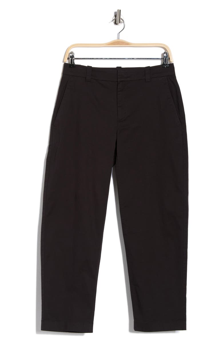 Vince Washed Crop Chino Pants, Main, color, Black