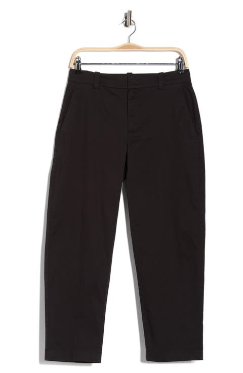 Washed Crop Chino Pants