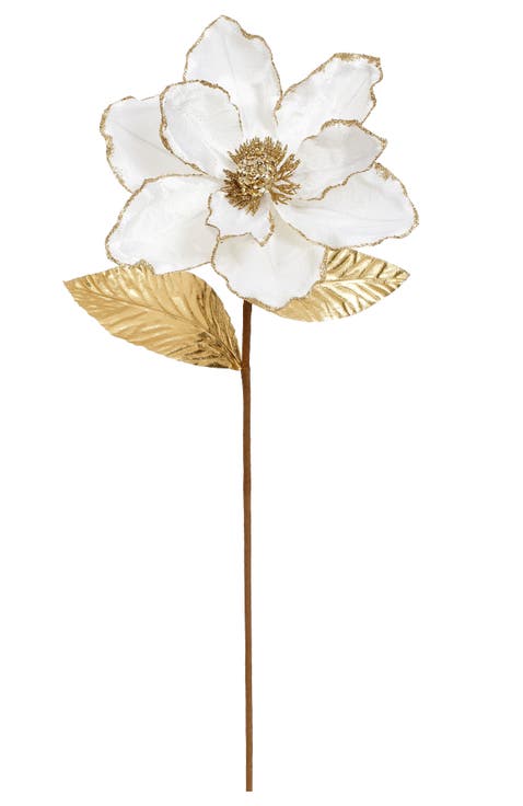 Christmas Magnolia Stem, Set of 12
