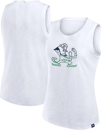 売れ筋商品|||ファナティクス カットソー トップス レディース Women's White Notre Dame Fighting Irish Activate Slub Tank Top White FANATICS Women's Fanatics White Notre Dame Fighting Irish