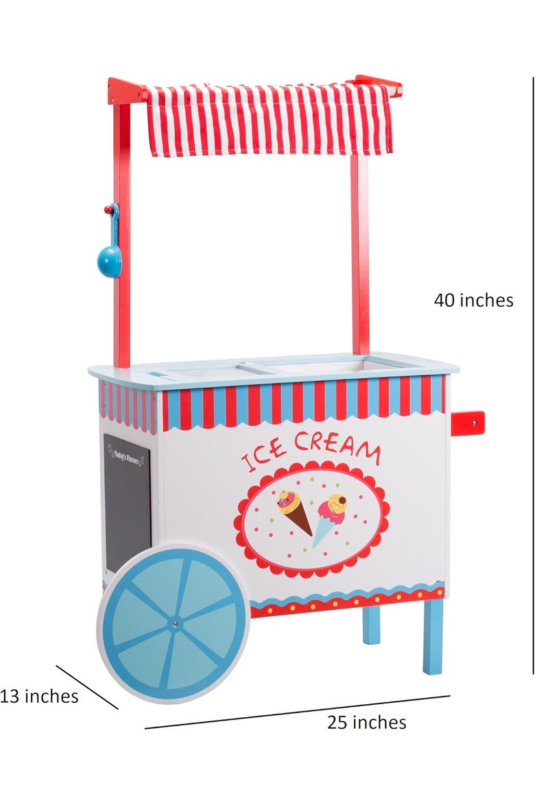 Ice Cream Cart Kids Playstand, Alternate, color, Pink