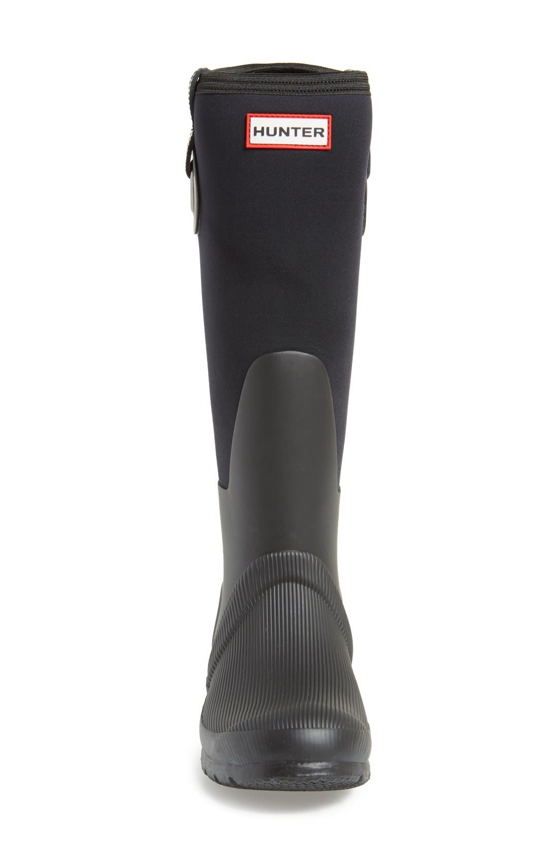 Hunter 'Original Scuba' Eyelet Waterproof Rain Boot, Alternate, color, 