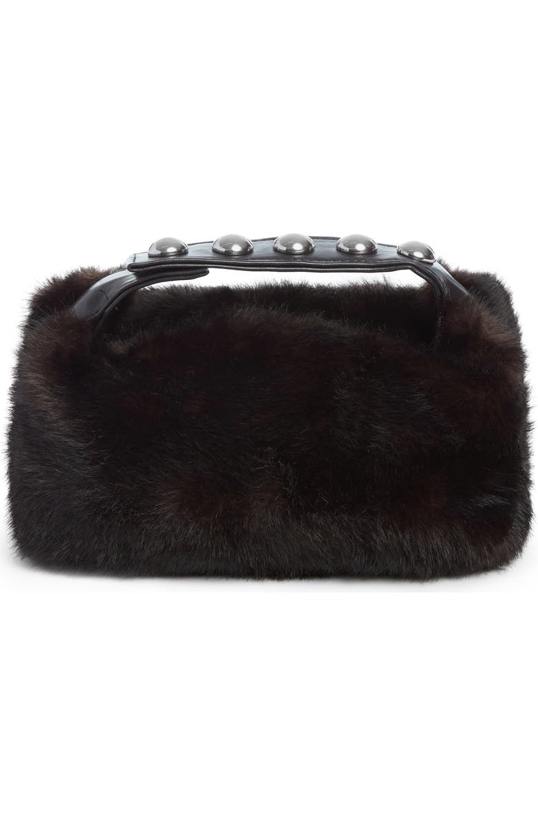 Apparis Marfa Faux Mink Top Carry Handle Pouch, Main, color,
