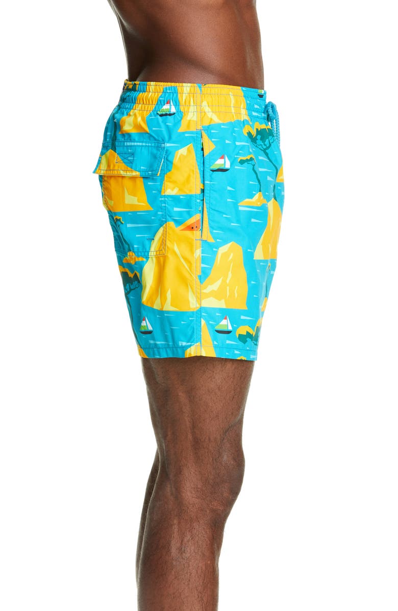 Vilebrequin Capri Swim Trunks, Alternate, color, 