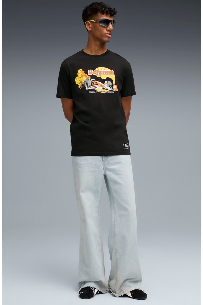 F1 Belgium Cotton Graphic T-Shirt, Alternate, color, PUMA BLACK