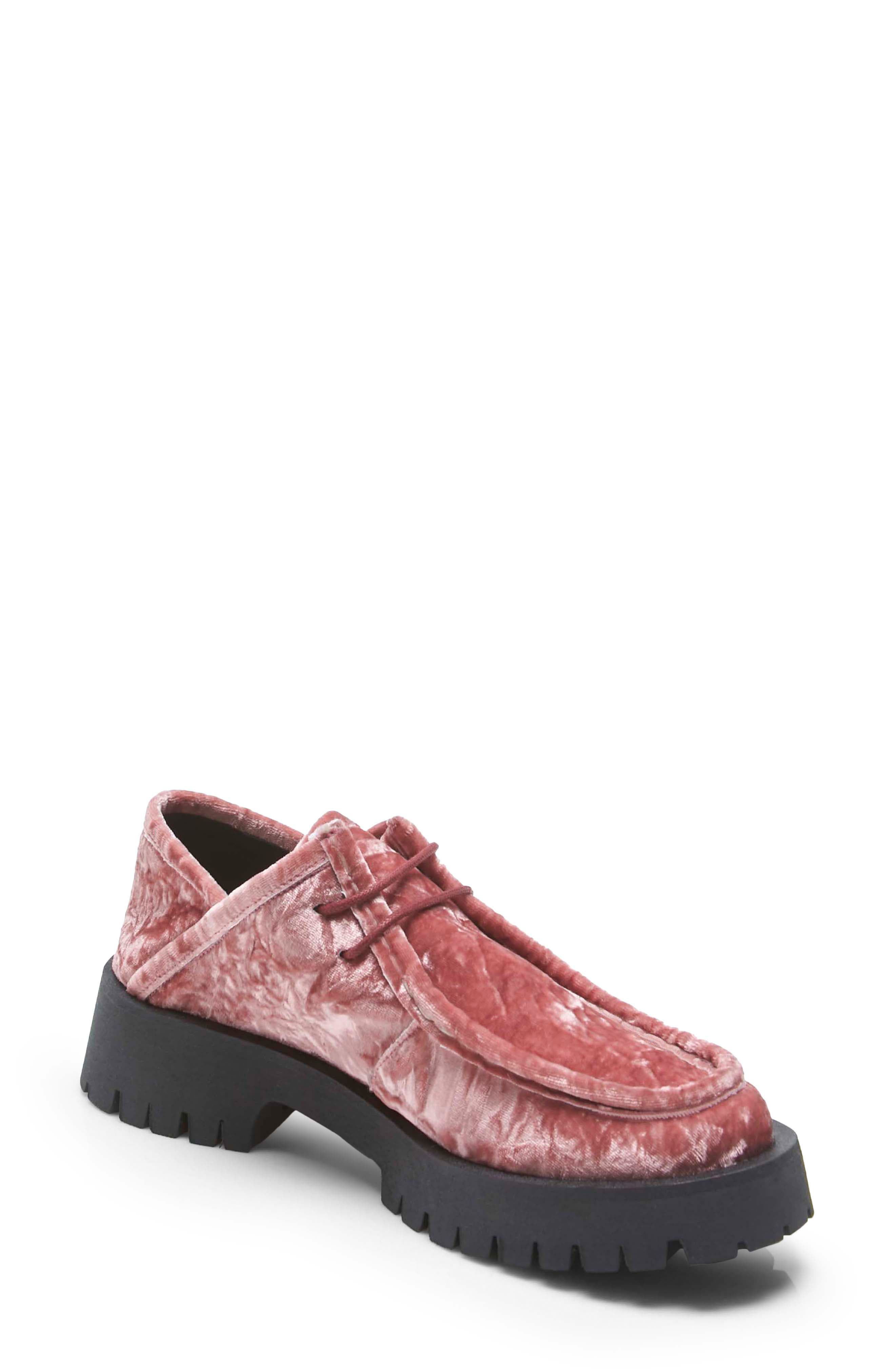 Convertible Velvet Loafer, Main, color, SMOKED PINK