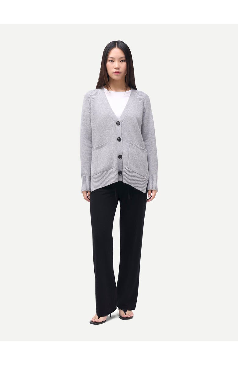 GOBI Mongolian Cashmere Relaxed-Fit Cashmere Cardigan, Alternate, color, High Rise