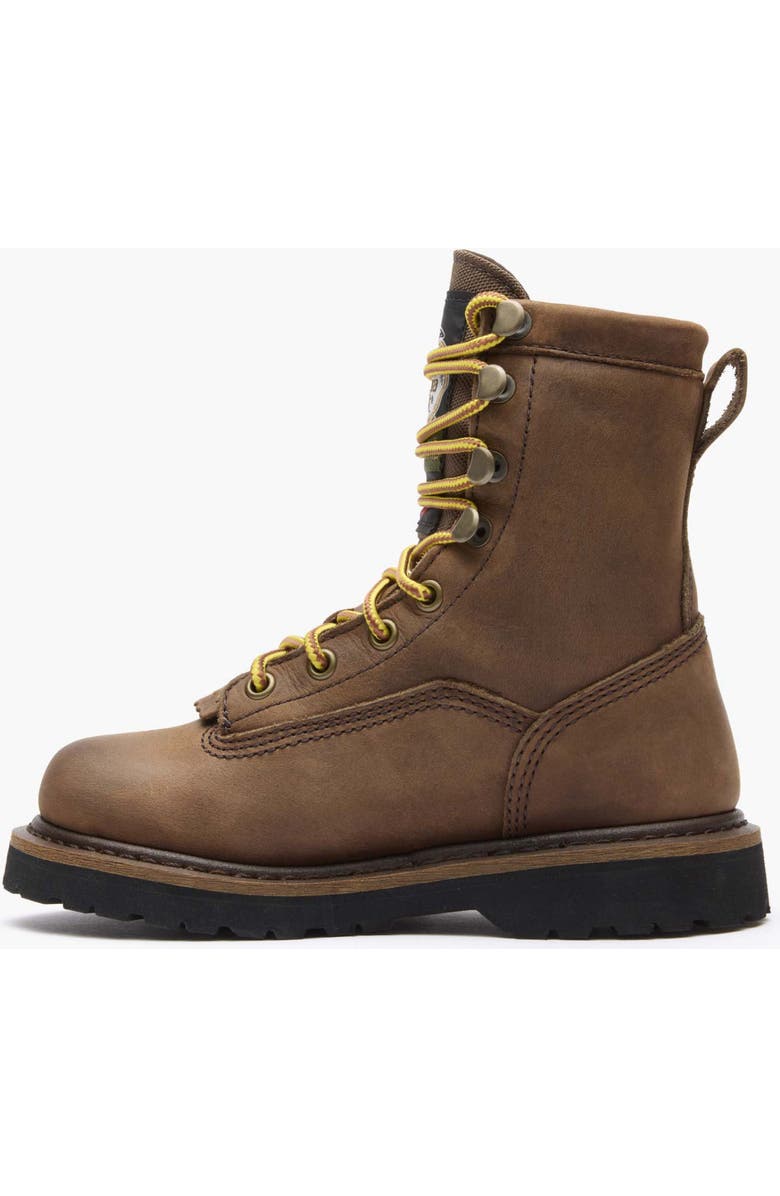 Georgia Boot Kids' Insulated Waterproof Outdoor Boot, Alternate, color, Dark Brown