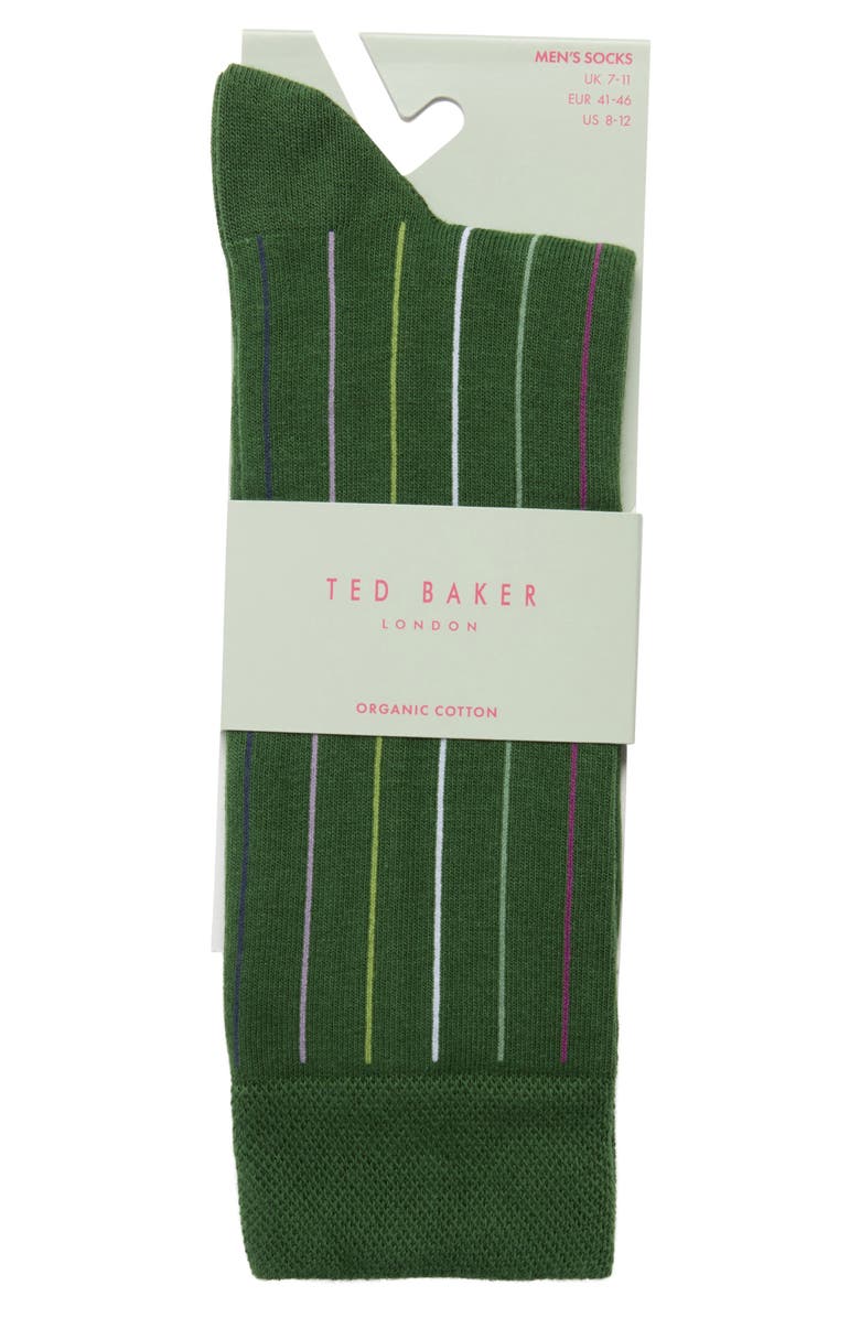 Ted Baker London Sokkthr Pinstripe Dress Socks, Alternate, color, 