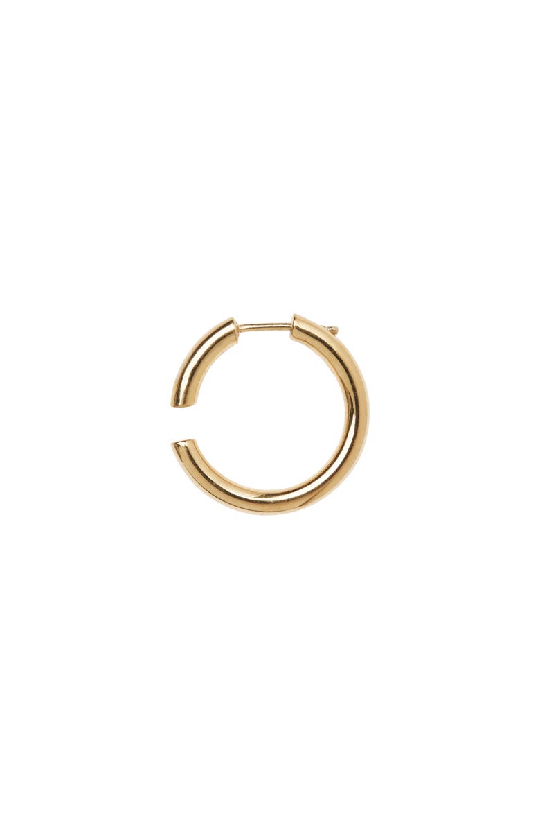 Maria Black Disrupted Hoop Earrings, Main, color, 