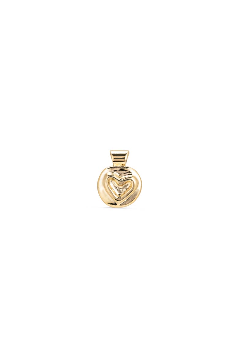 18K Gold-Plated Heart Charm, Main, color, Gold