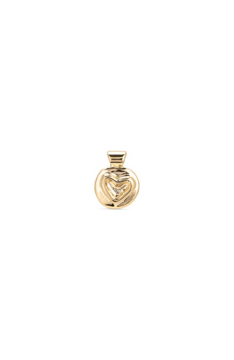 18K Gold-Plated Heart Charm