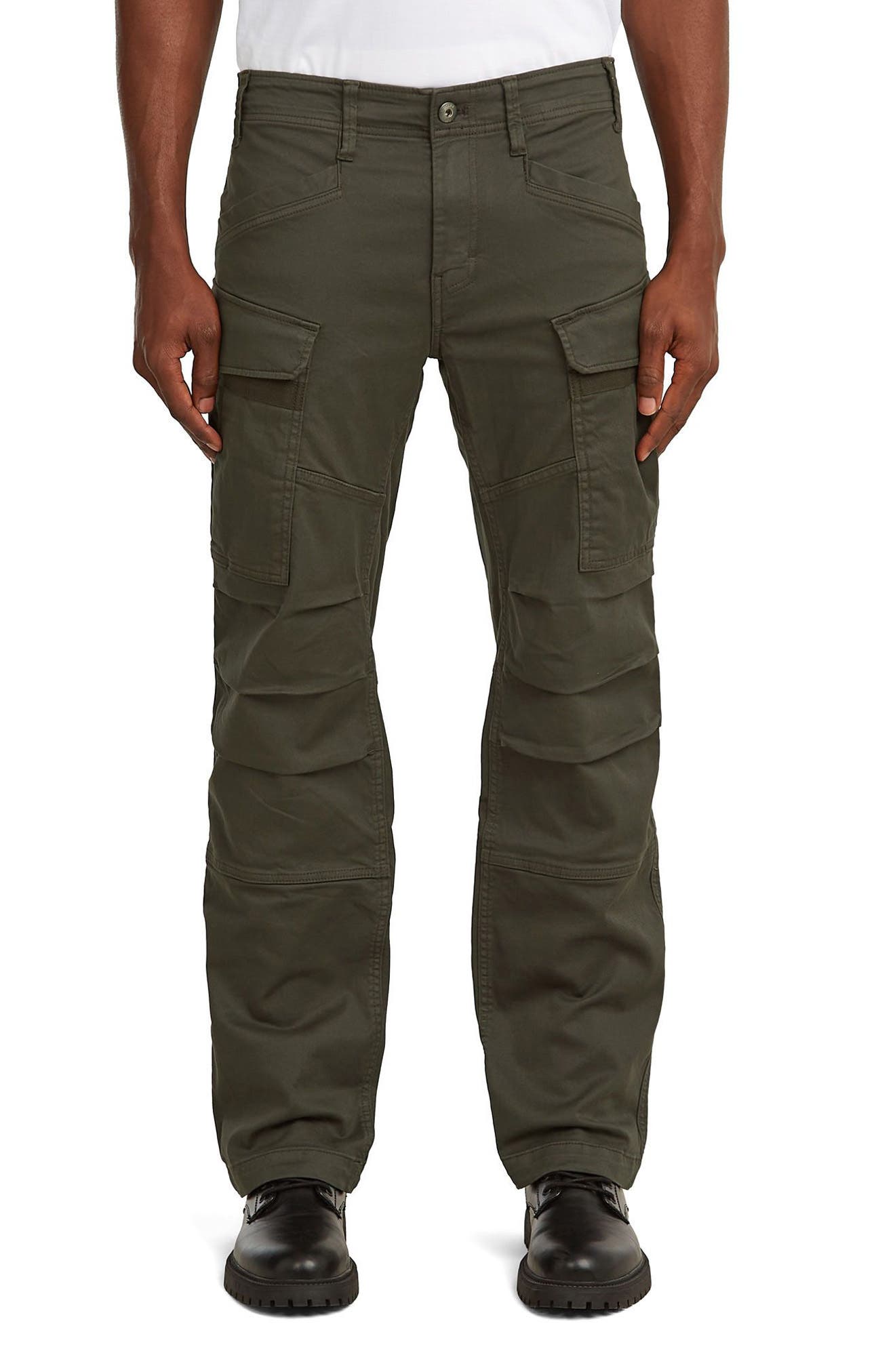3D Regular Straight Cargo Pants