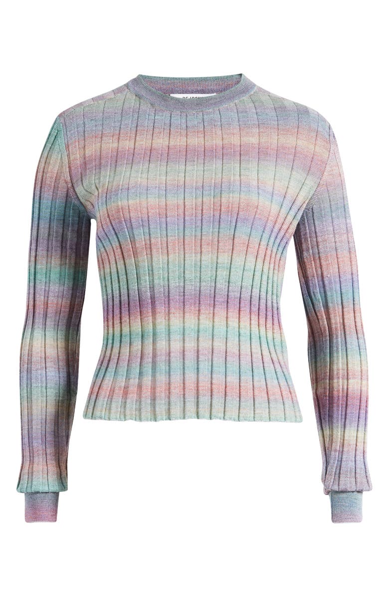 Re/Done Poor Boy Washable Wool Rib Sweater, Alternate, color, 