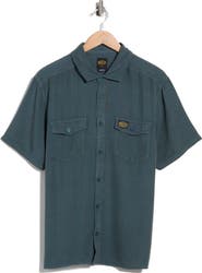 RVCA Exotica Stripe Short Sleeve Button-Up Shirt
