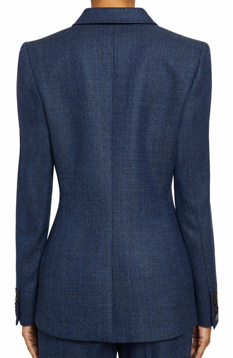 Santorelli JANELLE Single Button Blazer in Loro Piana Merino Wool, Alternate, color, 