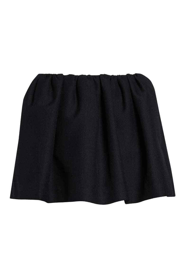 Gathered Draped Skirt, Alternate, color, NAVY BLUE