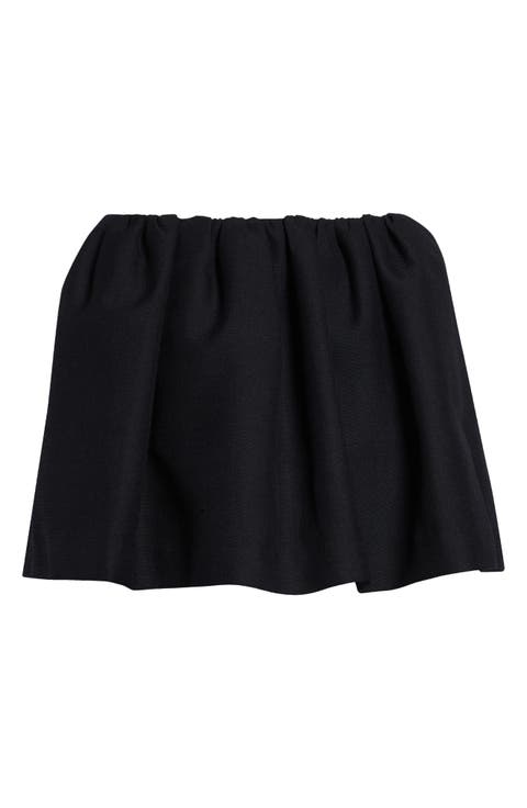 Gathered Draped Skirt