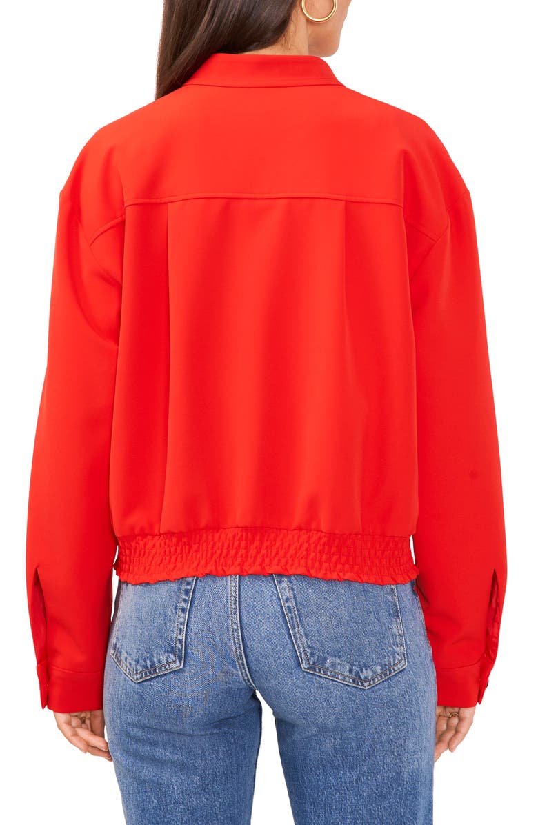 Vince Camuto Water Resistant Oversize Bomber Jacket, Alternate, color, 