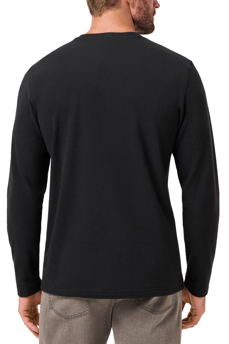 Peak Fleece Sweatshirt, Alternate, color, BLACK