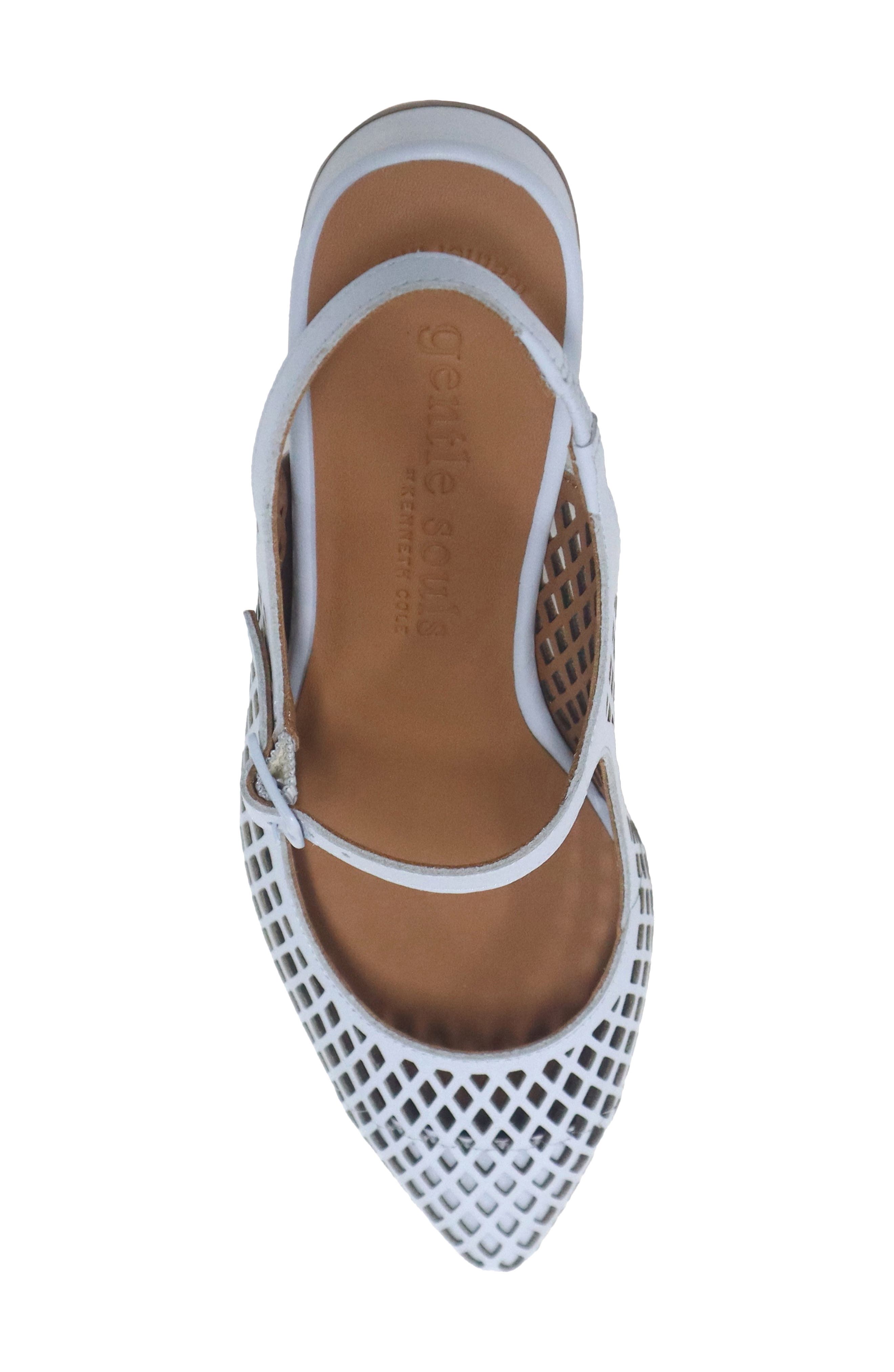 Gladys Perf Slingback Pump, Alternate, color, BALLAD BLUE LEATHER