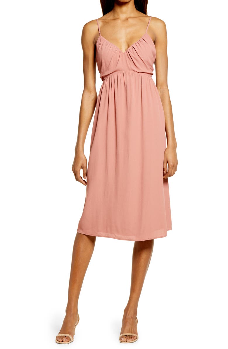 Chelsea28 Sleeveless Tie Back Dress, Main, color,